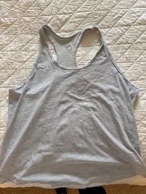 Old Navy Light Gray Racerback Tank Top - Women